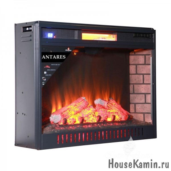 Электрокамин InterFlame Antares 31 Led FX Quartz Black со звуком