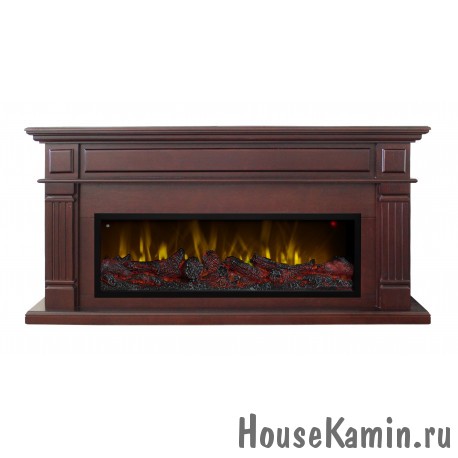 Каминный комплект Islandia (махагон) с электрокамином RealFlame Beverly 1000