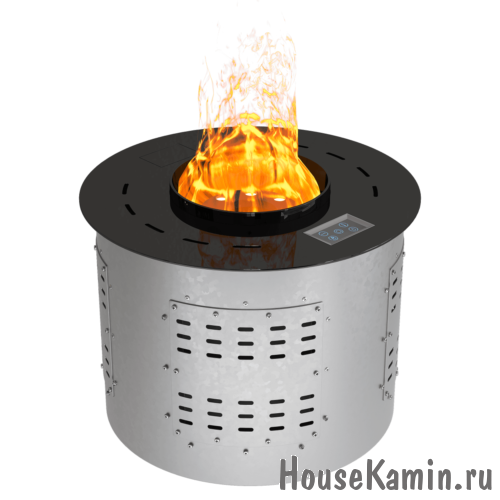 Паровой круглый электрический 3D камин Airtone VEPO ROUND 400 с 3D эффектом