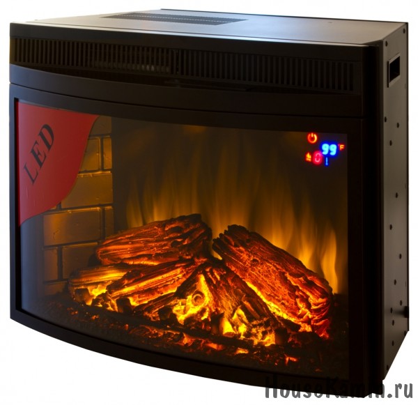 Электрокамин со звуком Alex Bauman Vista 28 FX LED Display с пультом ДУ