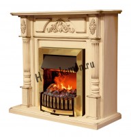   (   )   Dimplex Danville Antic Brass ‛Opti-Myst‛ (+)