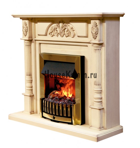   (   )   Dimplex Danville Antic Brass ‛Opti-Myst‛ (+)