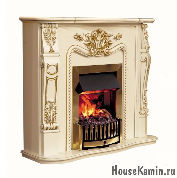   (   )   Dimplex Danville Antic Brass ‛Opti-Myst‛ (+)