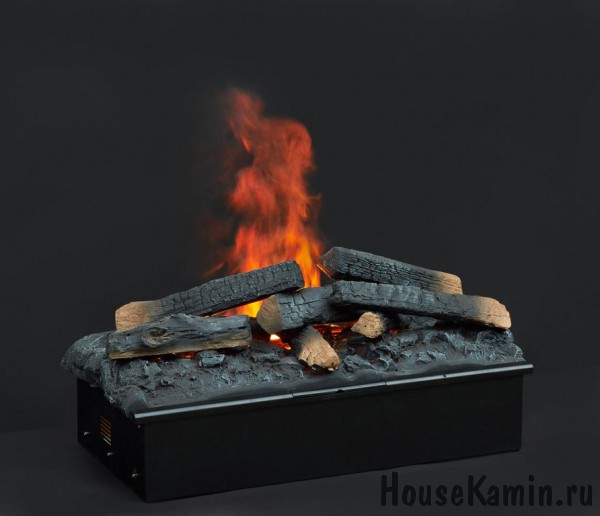 Электрокамин с 3D эффектом живого огня и пламени Alex Bauman 3D Fog 24 Cassette с пультом Д.У.