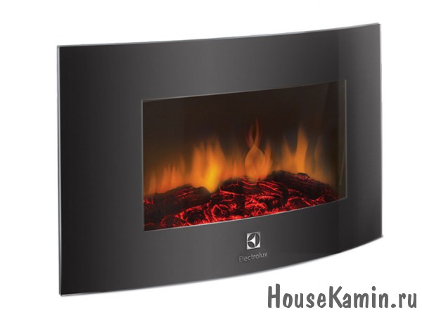 Электрокамин настенный Electrolux EFP/W-1200URLS черный